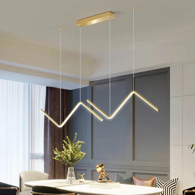 Elliot - Modern Linear Chandelier - Onyx Decor