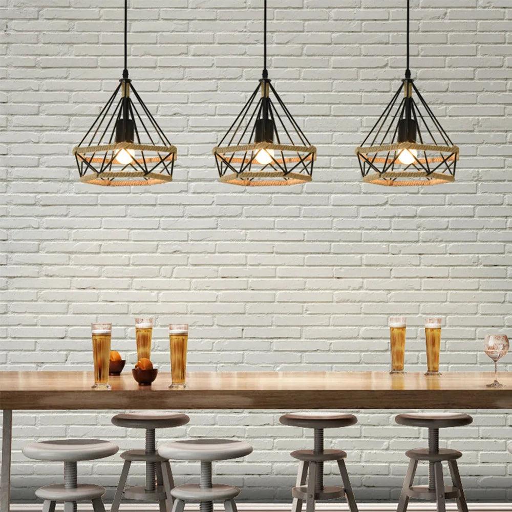 Lennox – Industrial Loft Pendant Lamp - Onyx Decor