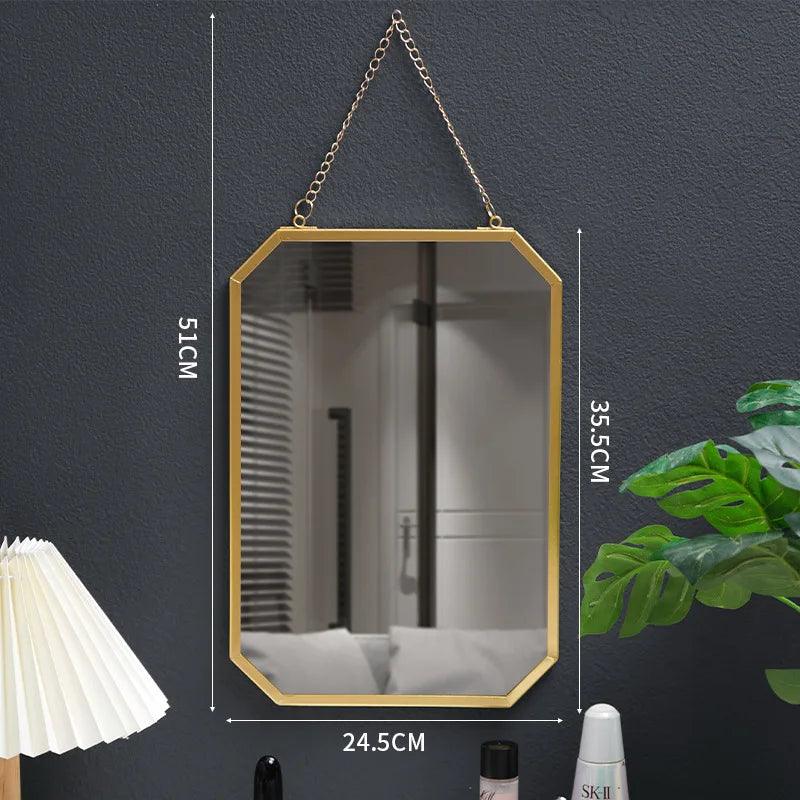 Nordic Rectangular Wall Mirror - Onyx Decor