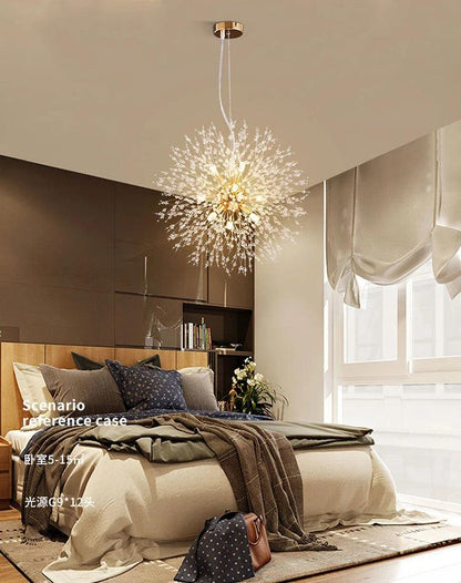 Zenith Crystal Dandelion Chandelier - Onyx Decor