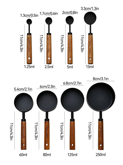 Culinary Master Measuring Cup and Spoon Set - Onyx Decor