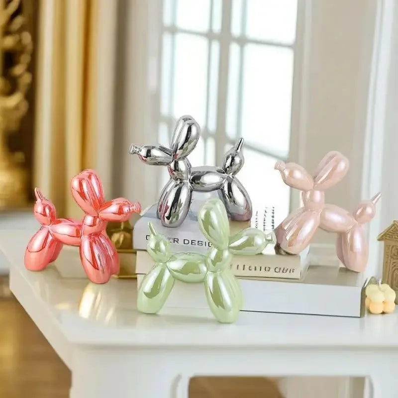 Milo Nordic Balloon Dog Sculpture - Onyx Decor