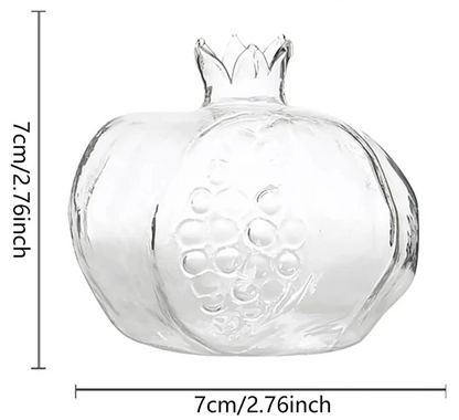 Nora Pomegranate Glass Propagation Vase - Onyx Decor
