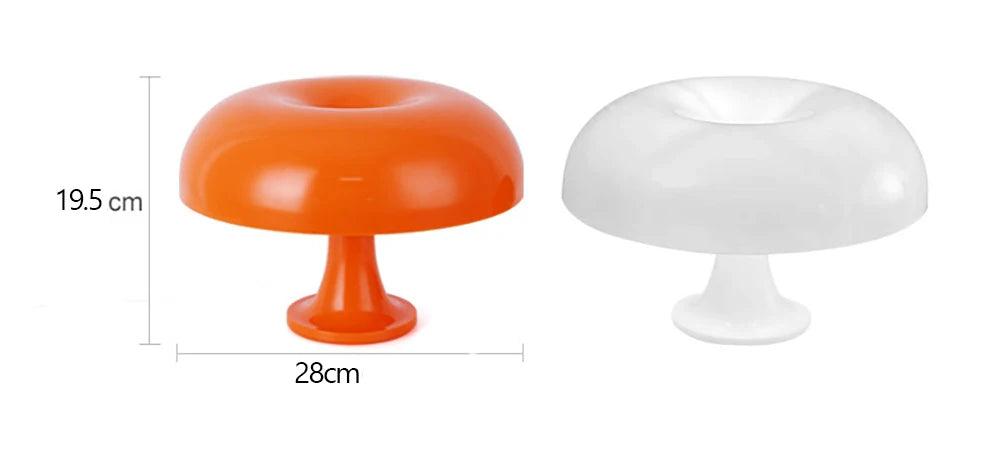 LumiGlow Retro Mushroom Table Lamp - Onyx Decor