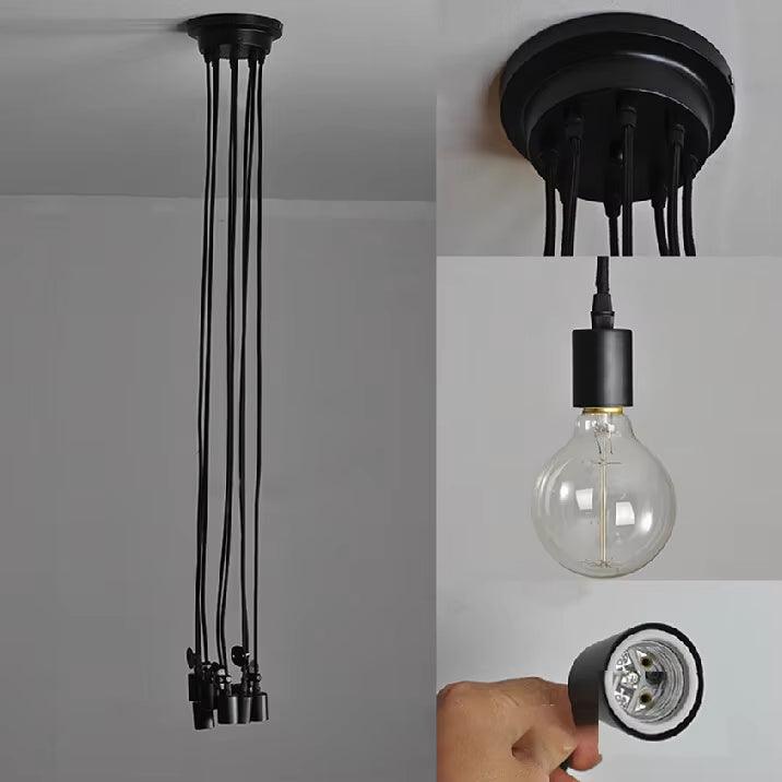 Ronan – Industrial Spider Chandelier - Onyx Decor