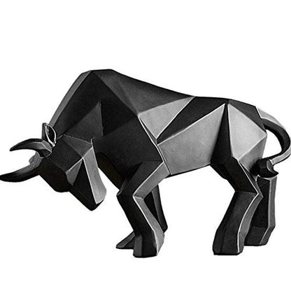 Maverick Bull Decorative Sculpture - Onyx Decor