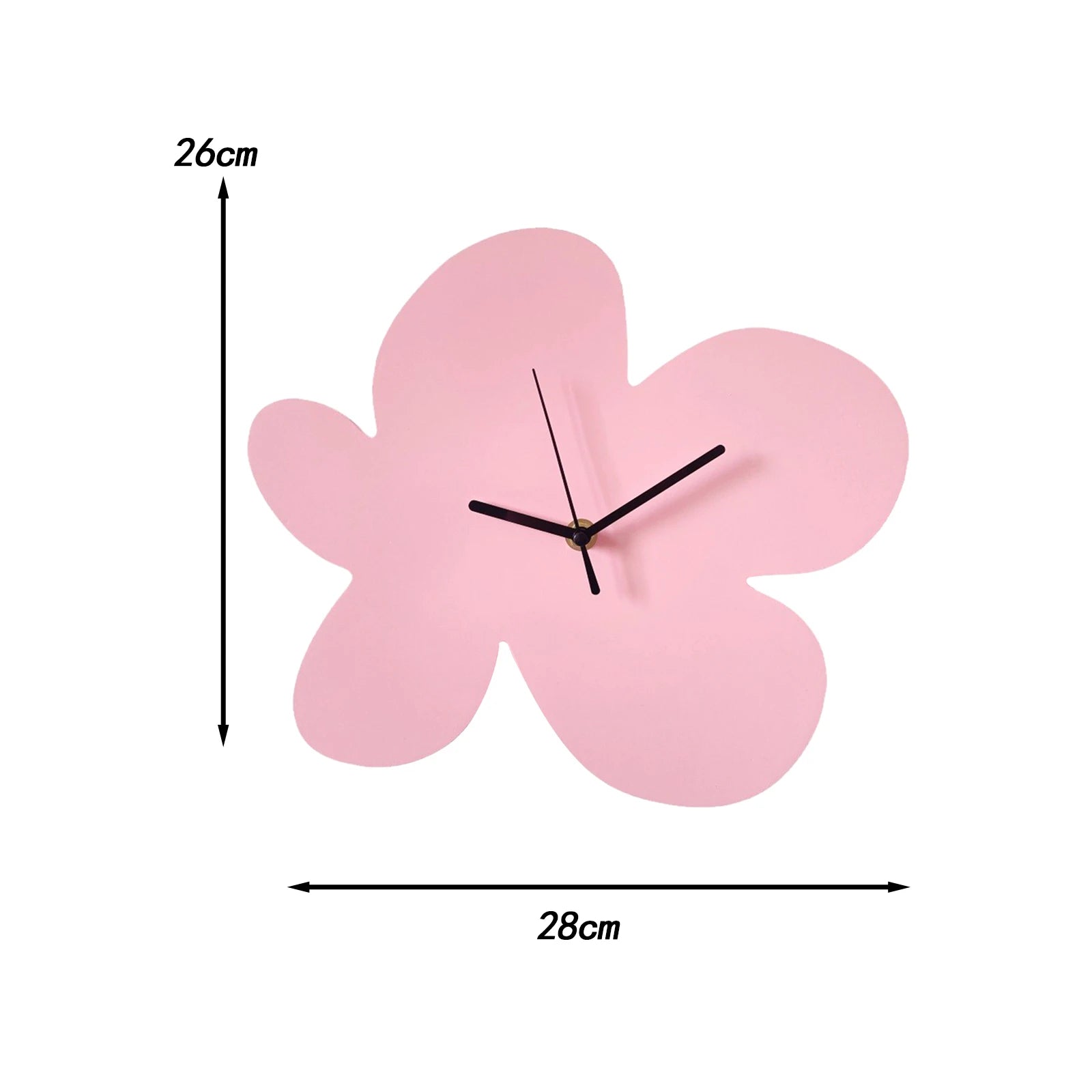 Lila Floral Wall Clock - Onyx Decor
