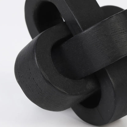 Avery Hand-Carved Knot Sculpture - Onyx Decor