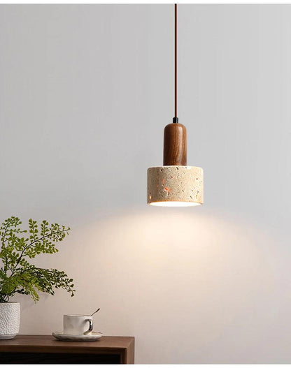 Elysian Travertine Pendant Light - Onyx Decor