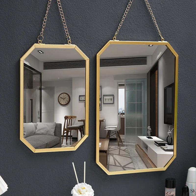 Nordic Rectangular Wall Mirror - Onyx Decor