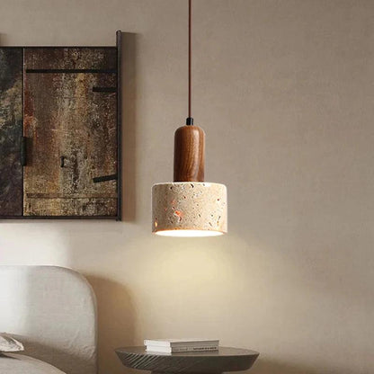 Elysian Travertine Pendant Light - Onyx Decor