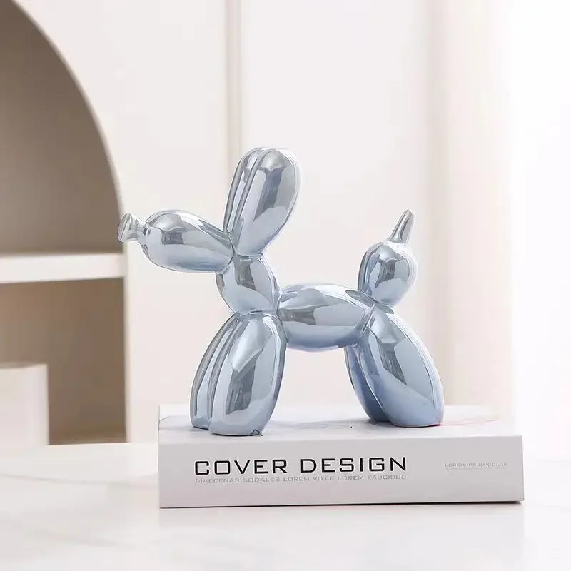 Milo Nordic Balloon Dog Sculpture - Onyx Decor