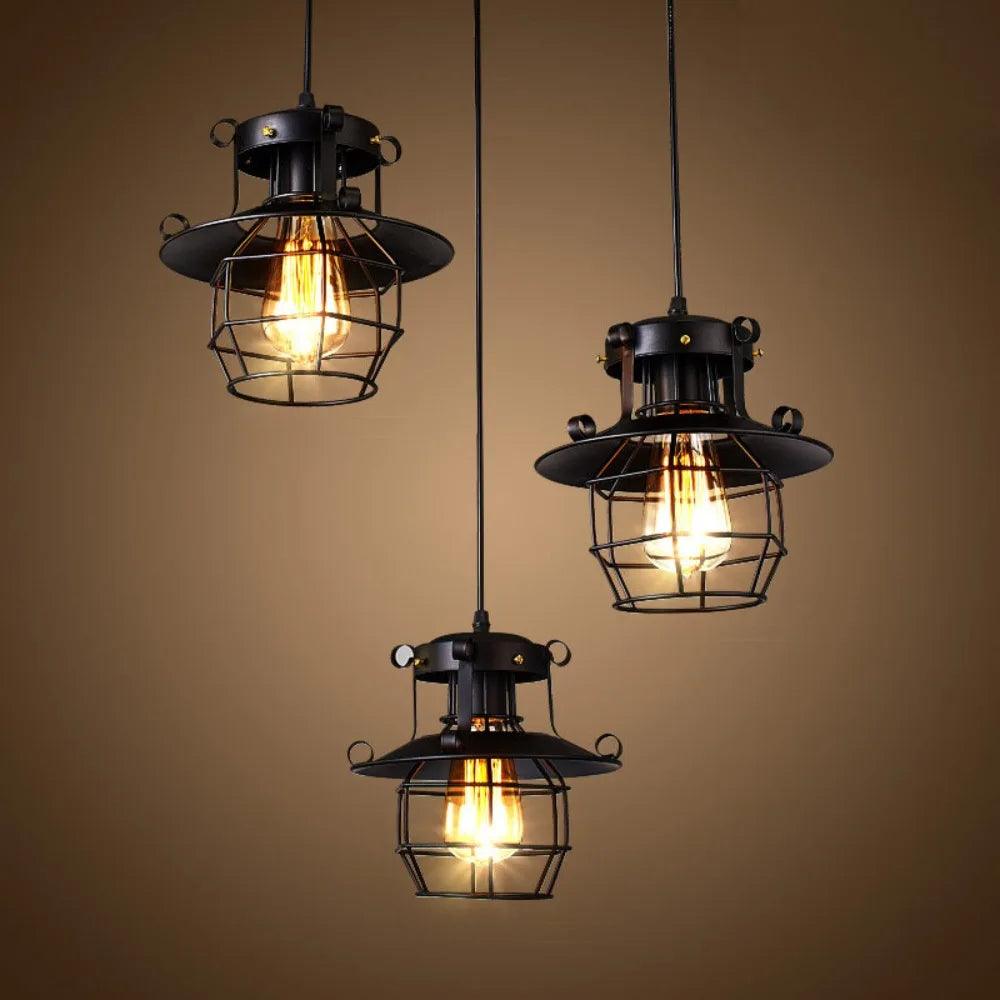 Maverick - Industrial Pendant Lamp - Onyx Decor