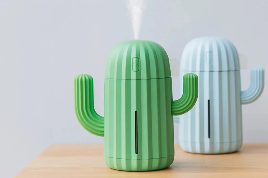 Cactus Rechargeable Aromatherapy Humidifier - Onyx Decor