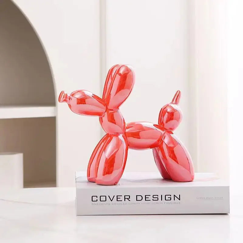Milo Nordic Balloon Dog Sculpture - Onyx Decor