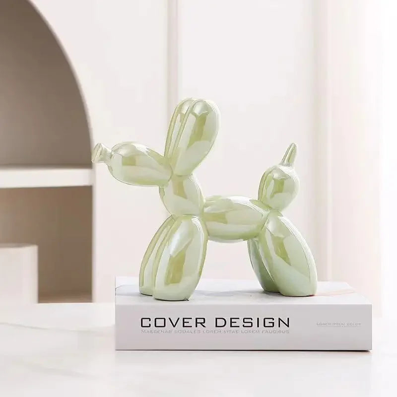 Milo Nordic Balloon Dog Sculpture - Onyx Decor