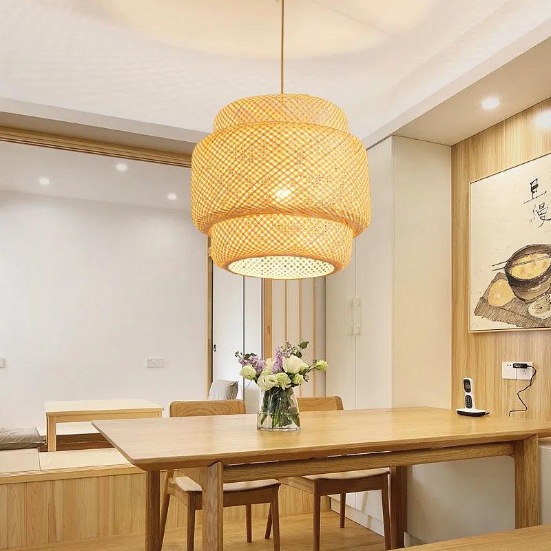 Kai Bamboo Pendant Light - Onyx Decor