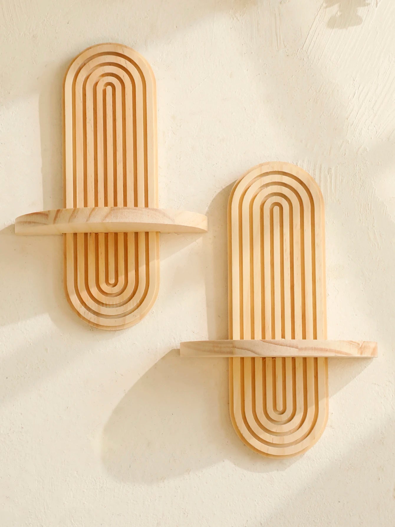 Boho Geometric Floating Shelf - Onyx Decor