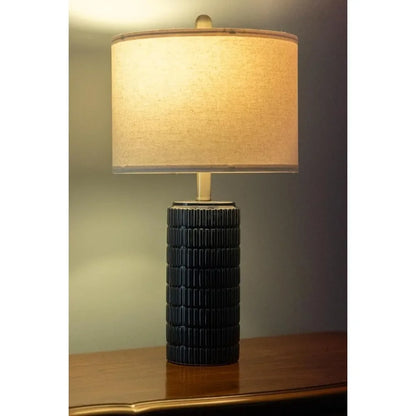 Harper Farmhouse Table Lamp Set (Set of Two) - Onyx Decor