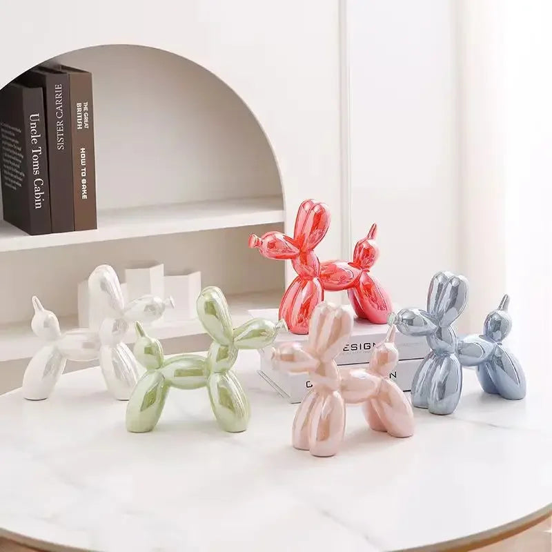 Milo Nordic Balloon Dog Sculpture - Onyx Decor