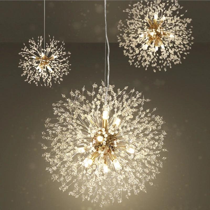 Zenith Crystal Dandelion Chandelier - Onyx Decor