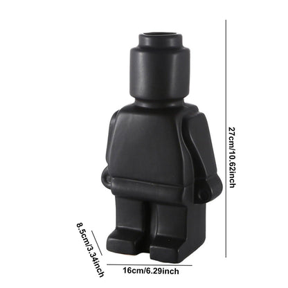 Lego Man Ceramic Vase - Onyx Decor