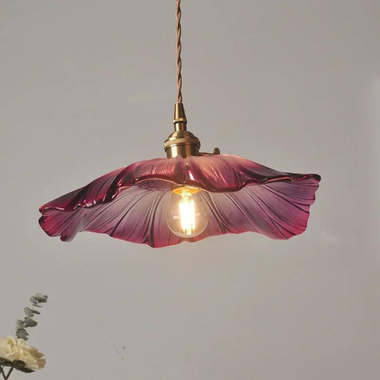 Bloom Vintage Glass Pendant Light - Onyx Decor