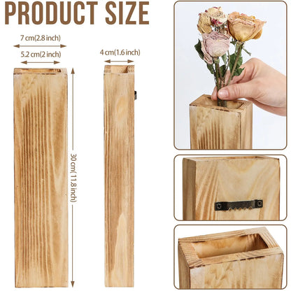 Hazel Wood Hanging Planter - Onyx Decor