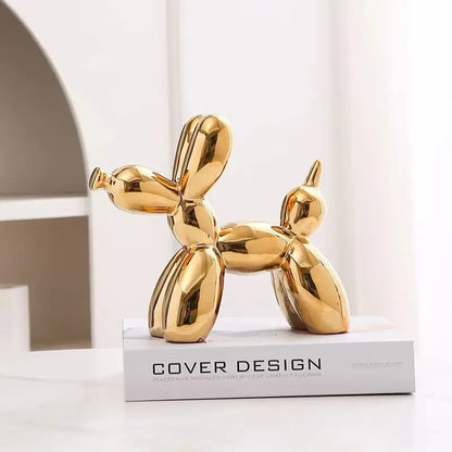 Milo Nordic Balloon Dog Sculpture - Onyx Decor