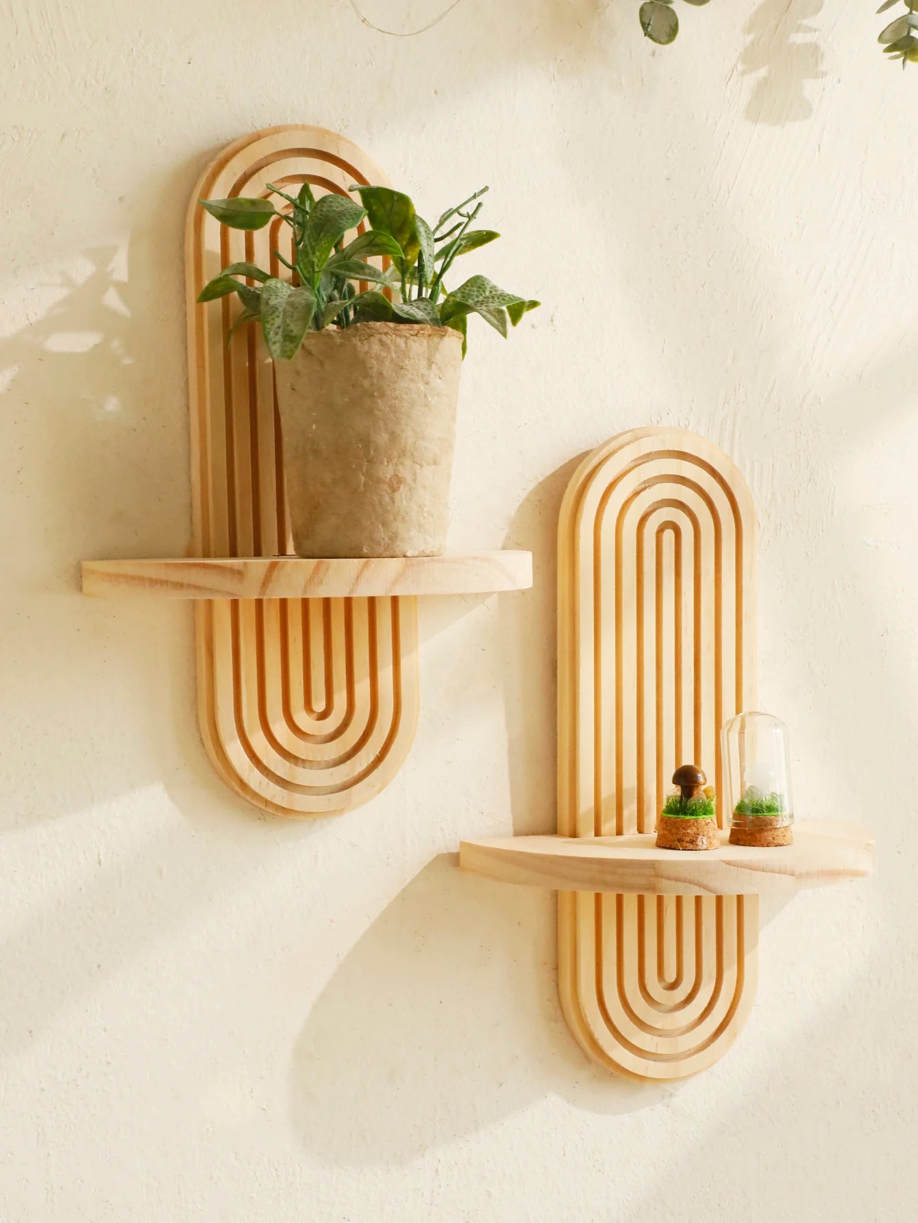 Boho Geometric Floating Shelf - Onyx Decor