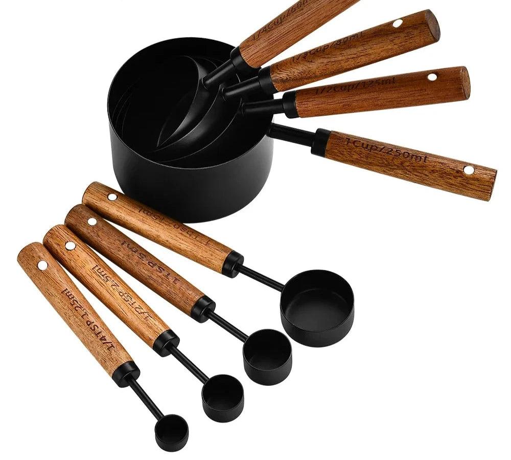 Culinary Master Measuring Cup and Spoon Set - Onyx Decor