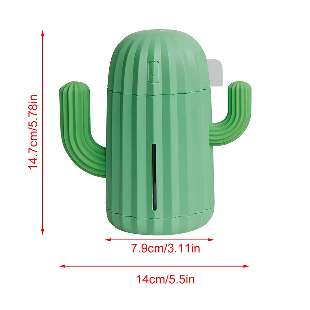 Cactus Rechargeable Aromatherapy Humidifier - Onyx Decor