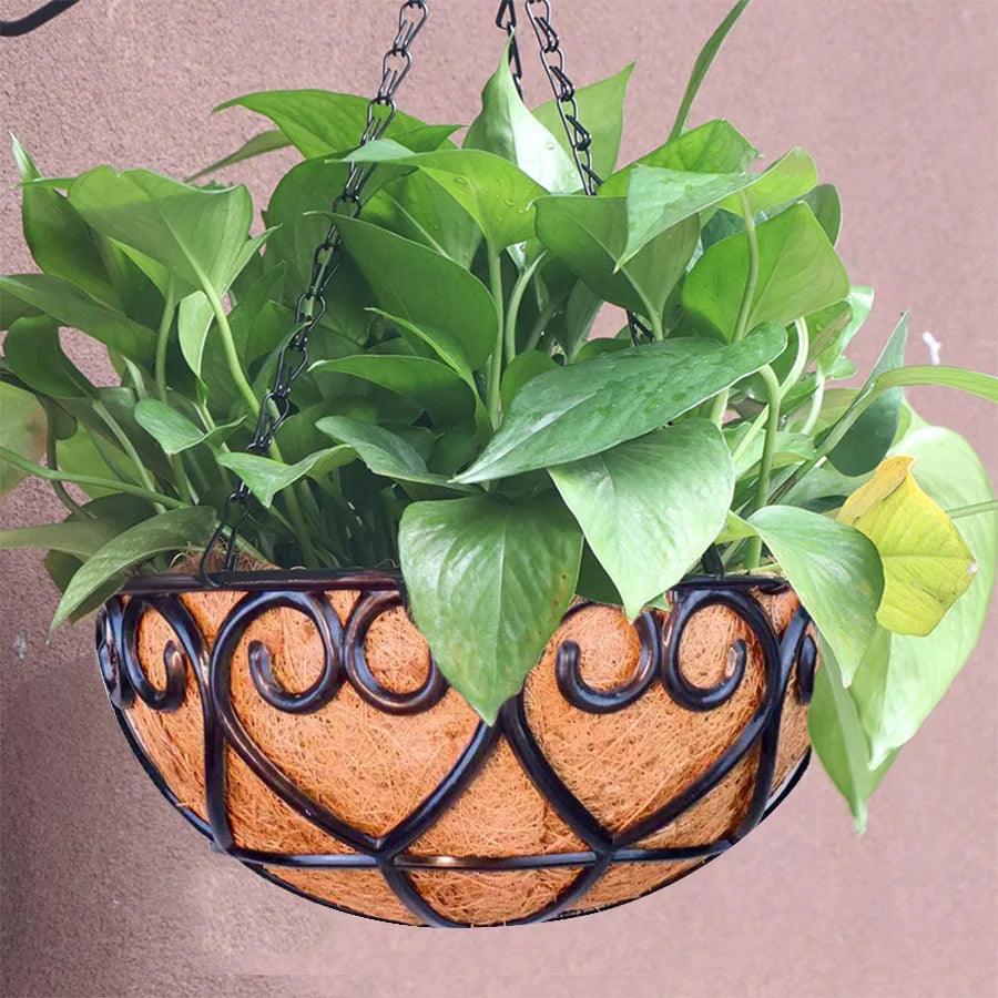 Mia European Hanging Planter - Onyx Decor