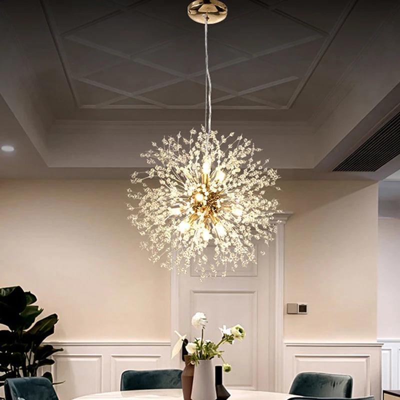 Zenith Crystal Dandelion Chandelier - Onyx Decor