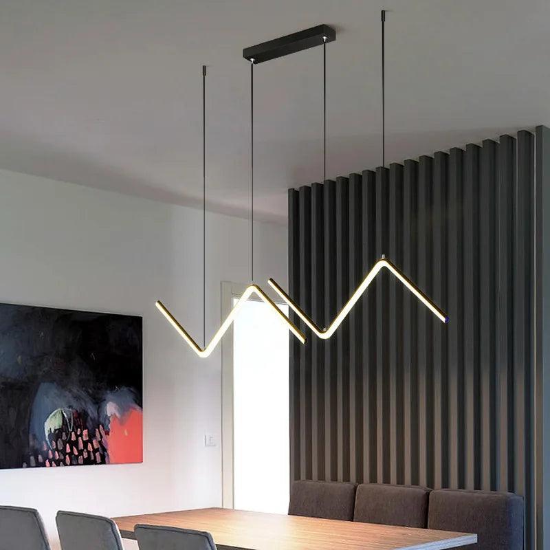 Elliot - Modern Linear Chandelier - Onyx Decor