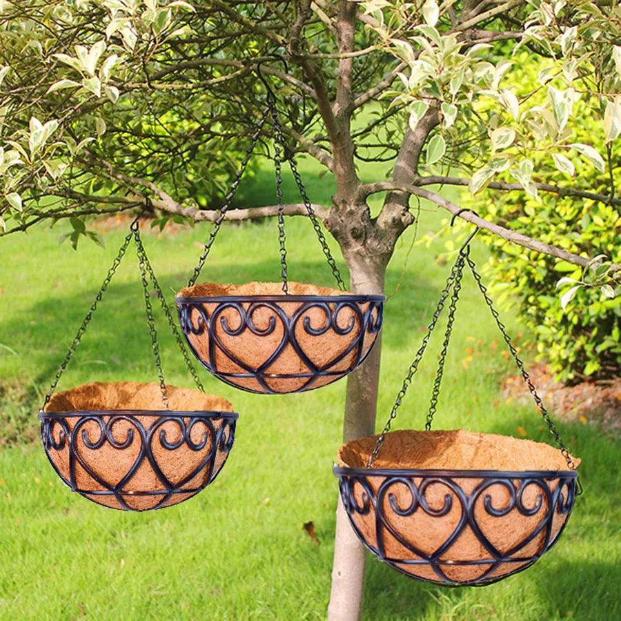 Mia European Hanging Planter - Onyx Decor