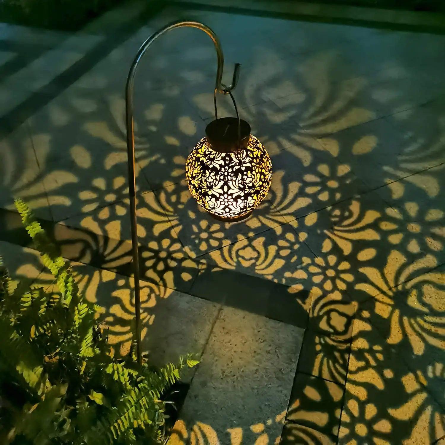 Vega - Solar Powered Outdoor Lantern - Onyx Decor