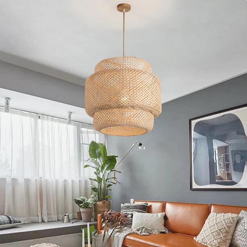 Kai Bamboo Pendant Light - Onyx Decor