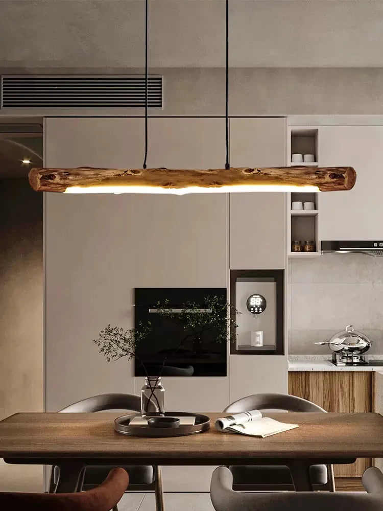 Milo Minimalist Wood Pendant Light - Onyx Decor