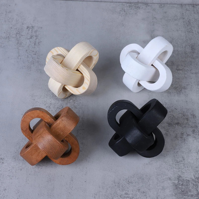Avery Hand-Carved Knot Sculpture - Onyx Decor