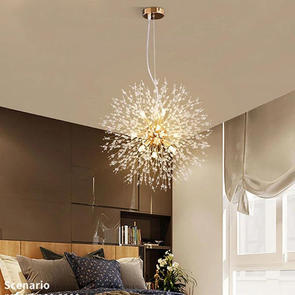 Zenith Crystal Dandelion Chandelier - Onyx Decor