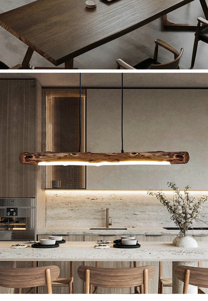 Milo Minimalist Wood Pendant Light - Onyx Decor