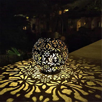 Vega - Solar Powered Outdoor Lantern - Onyx Decor