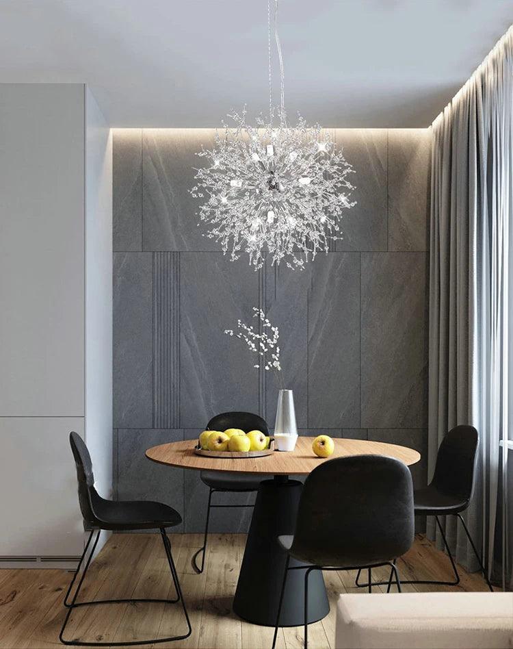 Zenith Crystal Dandelion Chandelier - Onyx Decor