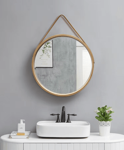 Verona Round Hanging Mirror - Onyx Decor