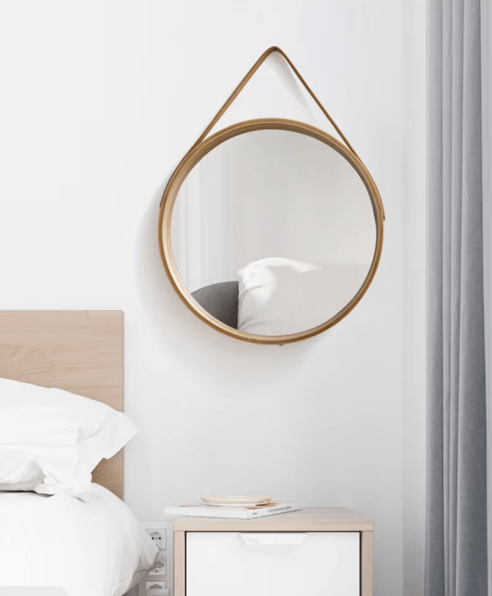 Verona Round Hanging Mirror - Onyx Decor