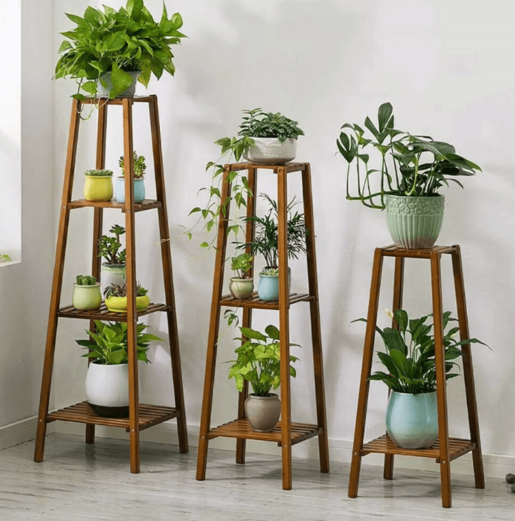 Zelena Tiered Indoor Plant Stand - Onyx Decor