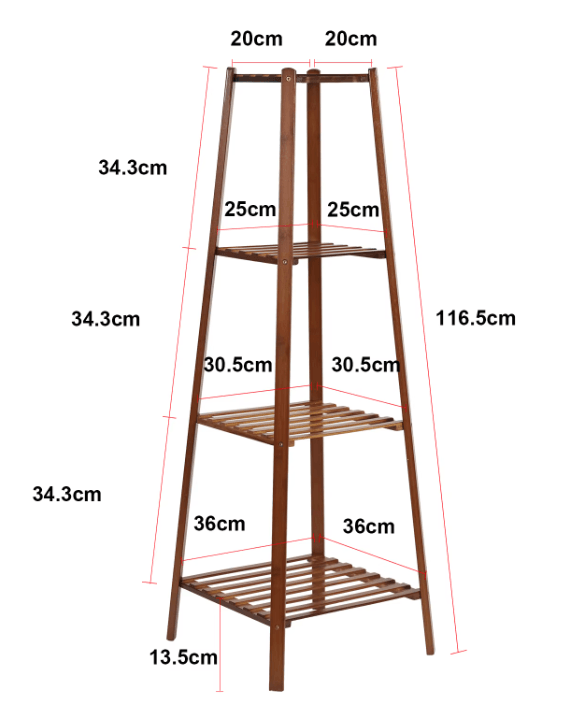 Zelena Tiered Indoor Plant Stand - Onyx Decor