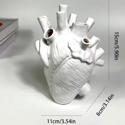 Vitalis Heart Table Vase - Onyx Decor
