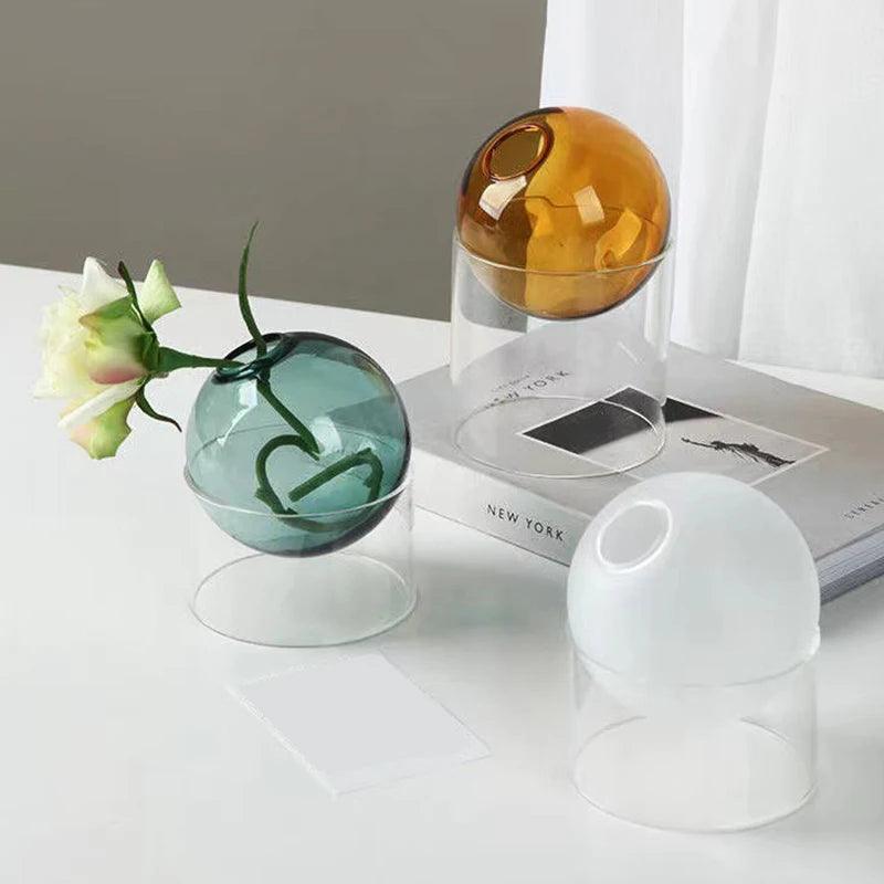 Orbis Glass Vase - Onyx Decor